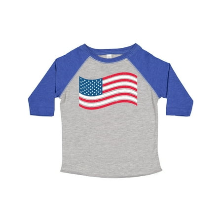 

Inktastic Grunge American Flag Gift Toddler Boy or Toddler Girl T-Shirt