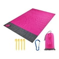 thumbnail image 4 of Manta de picnic shamjiam Manta de playa ligera y plegable a prueba de arena 200cmx210cm, 4 of 8