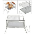 thumbnail image 1 of Parrilla plegable para fogata, parrilla de material acero inoxidable 304, resistente, portátil, para acampar, carbón, , parrilla, herramientas, fácil d Style2, 1 of 8