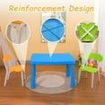 thumbnail image 6 of Domi Kids 3 Piece Plastic Toddler Table and Chair Set.Children Activity Table(Tricolor), 6 of 7