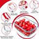 thumbnail image 5 of Juego de 5 Contenedores de Vidrio para Alimentos VERONES de 36 oz Herméticos, 5 of 7