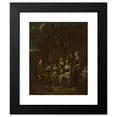 thumbnail image 2 of Jan Baptist Lambrechts 15x17 Black Modern Framed Museum Art Print Titled - Scene by a Stand with Vegetables, 2 of 5
