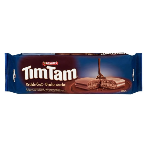 Biscuits au chocolat Tim Tam Double couche d’Arnott’s 200 g Des biscuits irrésistibles prêts à manger 200 g