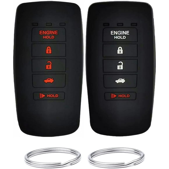 REPROTECTING Silicone Rubber Key Fob Cover Compatible with 2014-2021 Acura ILX MDX RDX RLX TLX KR537924100