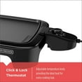BLACK+DECKER FamilySized Electric Griddle with Drip Tray, GD2011B
