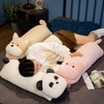thumbnail image 3 of Muñeco de peluche de animales Kawaii para bebé, Animal suave, Panda, cerdo, perro, muñeco de peluche de dibujos animados, compañero de dormir, almohada de felpa linda, regalo821, 3 of 5