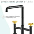 thumbnail image 4 of Avallon Pro Kitchen Faucet in Matte Black & Yellow, 4 of 12