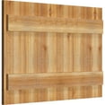 thumbnail image 2 of 32 1/4"W X 22"H Timbercraft Six 5 3/8" Boards Joined Board-N-Batten Shutters, Rough Sawn Western Red Cedar (Per Pair), 2 of 13