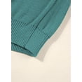 thumbnail image 2 of Women's Casual Long Sleeve Sweaters Loose Crewneck Knit Solid Pullover Sweater Jumper Tops, 2 of 4