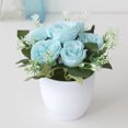 thumbnail image 4 of TIELUTT Rose pour la Maison Réaliste pour Fleurs de Mariage Fleurs Extérieures Décorations de Mariage pour Tables de Réception Centres de Table Centres de Table pour Tables Fleurs de la Saint-Valentin, 4 of 5