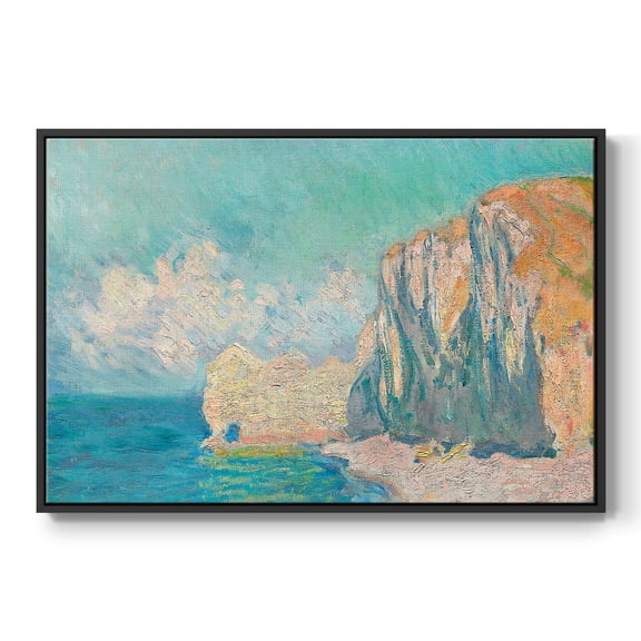 Vintage Landscape-CLVII By Wexford Home Framed in Black Wood Gallery Wrapped Canvas 17 in. x 25 in.