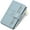 Blue, variant on Wallet for Women Leather RFID Blocking Credit Card Holder Bifold Clutch Wallets for Women Zipper Coin with Removable ID Window