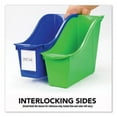thumbnail image 5 of Interlocking Book Bins, 4.75" X 12.63" X 7", Assorted Colors, 5/pack | Bundle of 2 Packs, 5 of 5