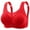Red, variant on DJskiyers Breathable Push Up Bras for Women No Underwire Mesh Bra Full Coverage Bralette Liftup Support Bra Comfortable Wireless Bras