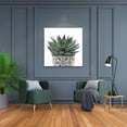 thumbnail image 2 of Plante Succulente Zèbre - Toile 36"x36 Pouces - Impression sur Demande, 2 of 5
