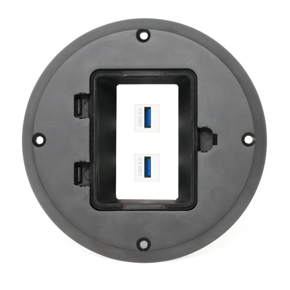 RiteAV 2 USB-3 Floor Box [Black]