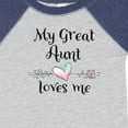 thumbnail image 4 of Inktastic My Great Aunt Loves Me Heart Boys or Girls Baby Bodysuit, 4 of 5