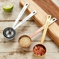 thumbnail image 5 of Stainless Steel Long Handle Graduated Measuring Spoon, Dual 15ml / 30ml Capacity Coffee & Spice Scoop, Durable Multipurpose Kitchen Baking Measuring Tool, 5 of 7