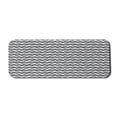 thumbnail image 1 of Grey Computer Mouse Pad, Minimalist Gradient Wavy Flat Lines Various Color Influences Retro Print, Rectangle Non-Slip Rubber Mousepad Large, 31" x 12" Gaming Size, Charcoal Grey, by Ambesonne, 1 of 2