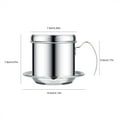 thumbnail image 4 of LAFGUR Stainless Steel Coffee Filter, Stainless Steel Vietnamese Coffee Drip Filter, Drip Filter For Coffee Machines, 4 of 8