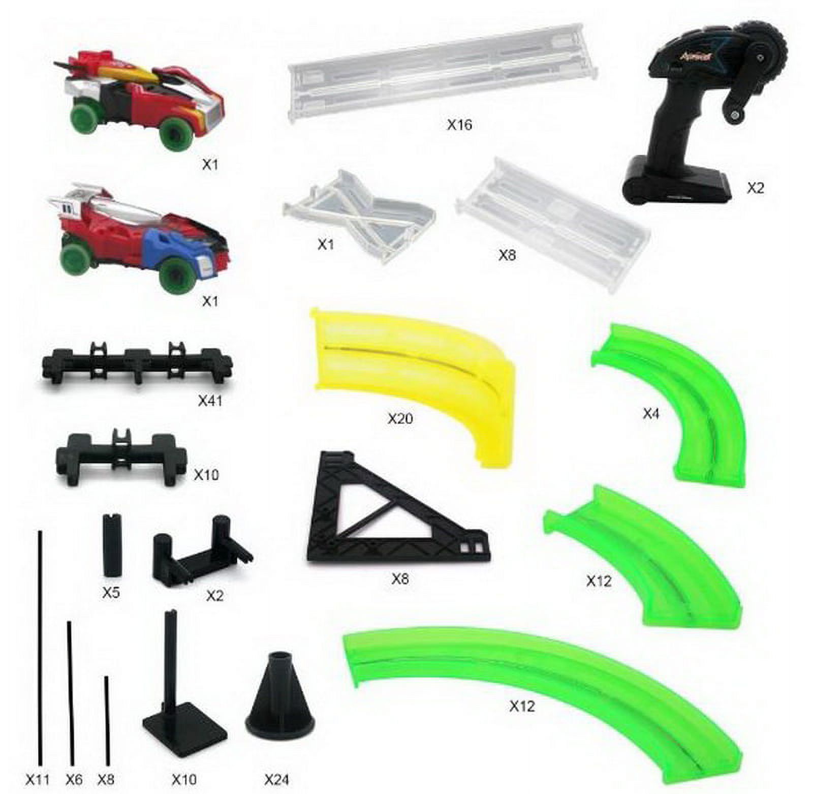 AUTOFLIER AF670 Dual Track Competition Infrared RC Cars With 73pcs Track TY12