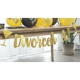 thumbnail image 2 of Brosash Gold Divorced AF Banner - High Quality Divorce Party Decor - Party Supplies Gifts for Women, 2 of 7