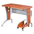 thumbnail image 1 of Scranton & Co Wood Top Computer Desk in Dark Honey, 1 of 7