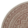 thumbnail image 6 of SAFAVIEH Courtyard Josiah Floral Medallion Indoor/Outdoor Area Rug, 6'7" x 6'7" Round, Light Beige/Terracotta, 6 of 8