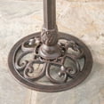 thumbnail image 4 of GDF Studio Seine Outdoor Aluminum Bird Bath, Bronze, 4 of 4