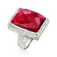 thumbnail image 2 of Ross-Simons 17.00 Carat Ruby Ring in Sterling Silver, Women's, Adult, 2 of 4
