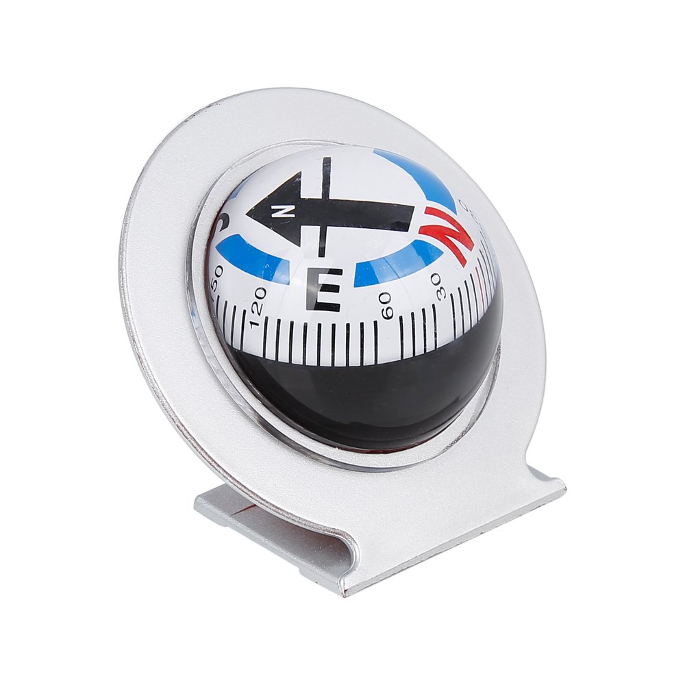 Car Vehicle Compass Ball Self Adhesive Dashboard Mount Navigation