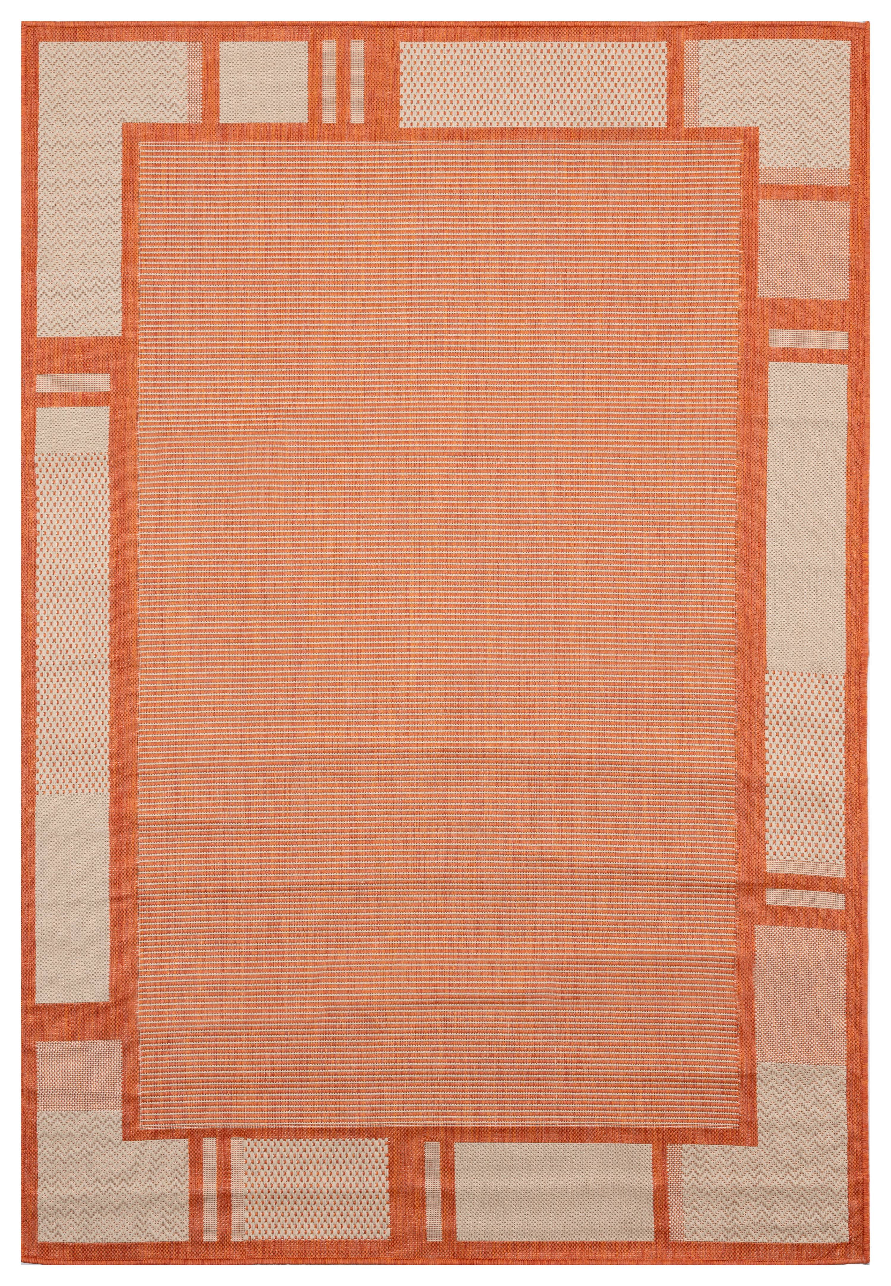 United Weavers Mali Dorothy Contemporary Border Area Rug, Orange, 7'10" x 10'6"