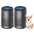 thumbnail image 1 of Air Purifiers for Bedroom Home with Sleep Mode for Smoke Pet Dander Odors, Small Air Purifier with Fragrance Sponge, Blue Ambient, 1 of 8