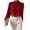 Red, variant on Stichou Womens Satin Silk Blouses 2026 Business Casual Dressy Elegant Shirts Mock Neck Long Sleeve Twist Front Office Work Tops Beige XL