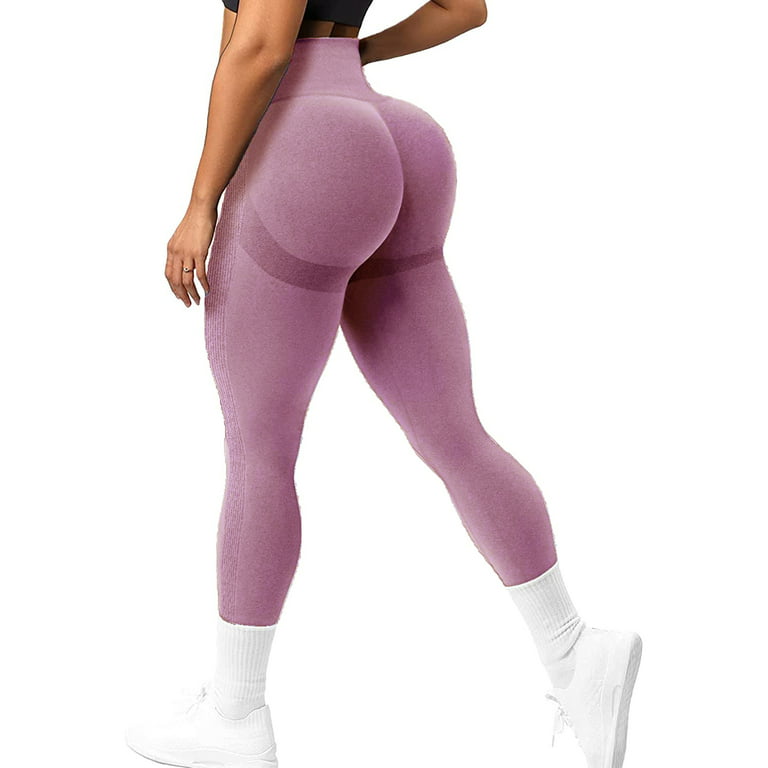 Valentines Day Gym Leggings for Women Seamless Love Heart Print  Asymmetrical Yoga Pants Butt Lifting Compression Soft