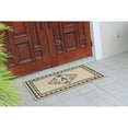 thumbnail image 2 of First Impression Artistic Bordered Medallion Monogrammed Indoor/Outdoor Door Mat, 2 of 11