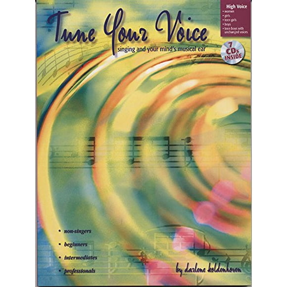 Tune Your Voice: High Voice, Book and 7 CDs
