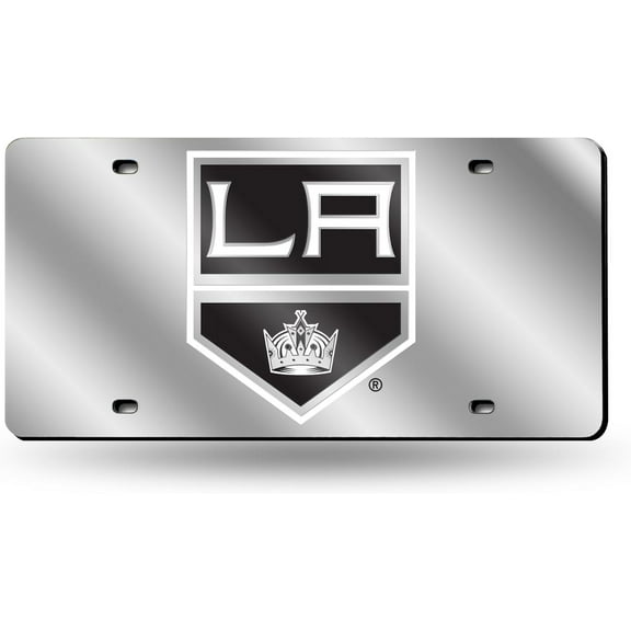 Los Angeles Hockey Kings Acrylic License Plate Laser Tag