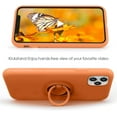 thumbnail image 5 of for iPhone 11 Pro Silicone Case with Kickstand | Anti-Scratch | Soft Microfiber Lining Full-Body Shockproof Protective Case for iPhone 11 Pro 5.8inch - Bright Orange, 5 of 14
