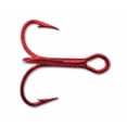 thumbnail image 2 of Mustad 36246 Triple Grip Treble Classic Hook, 2 Extra Short Shank, Red - 10 Per Pack, 2 of 2