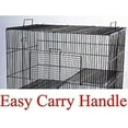 thumbnail image 6 of 3 Tier Pet Cage Habitat for Cat Ferret Guinea Pig Hamster Rat Sugar Glider Chinchilla (24inch Width, White), 6 of 8