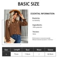 thumbnail image 2 of Camisas con cuello en V y botones para mujer, manga larga/corta, para oficina, informales, de negocios, blusas lisas, 2 of 6