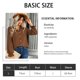 thumbnail image 2 of Camisas con cuello en V y botones para mujer, manga larga/corta, para oficina, informales, de negocios, blusas lisas, 2 of 6