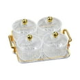 thumbnail image 3 of Fruit Snacks Serving Platter Serving Caddy Container Party Bowls Storage Container for Wedding Clear 4 Bowls, 3 of 9