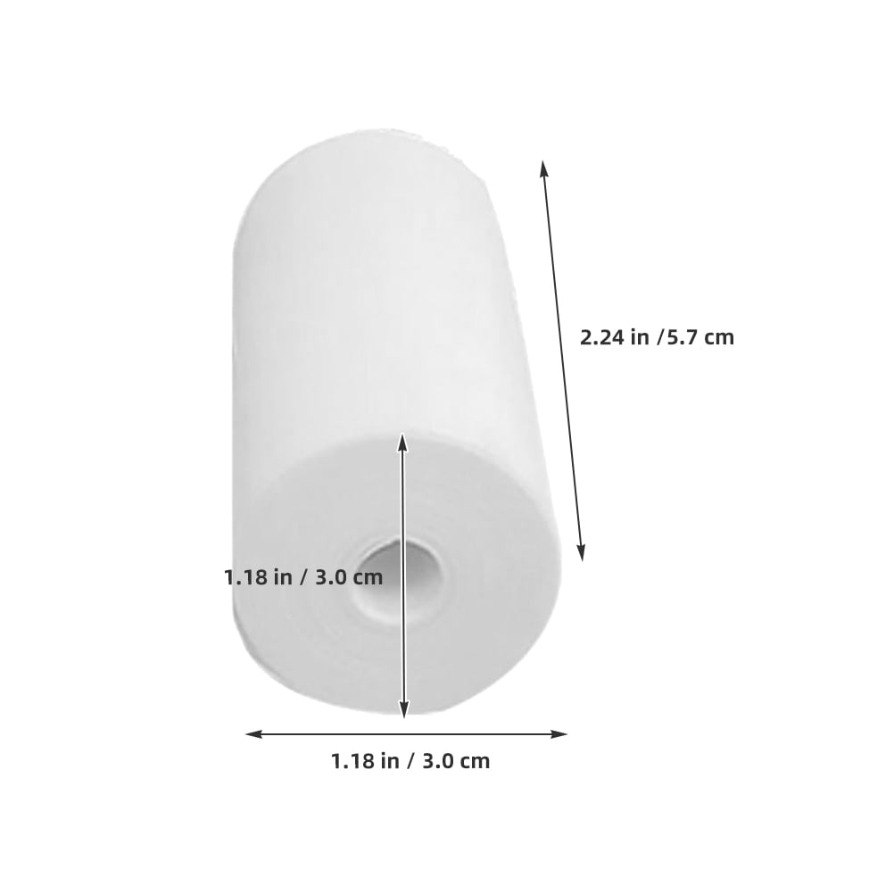 WORGEOUS  20 Rolls Fluorescent Decoration Filler Thermal Paper