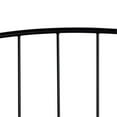 thumbnail image 2 of Bowery Hill Metal Full Bed with Arched Spindle Design Black, 2 of 13