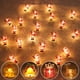 thumbnail image 3 of Guirnalda de luces para árbol de Navidad, Papá Noel, muñeco de nieve, alce, adornos navideños para el hogar, Navidad, Año Nuevo, 2023, 3 of 5