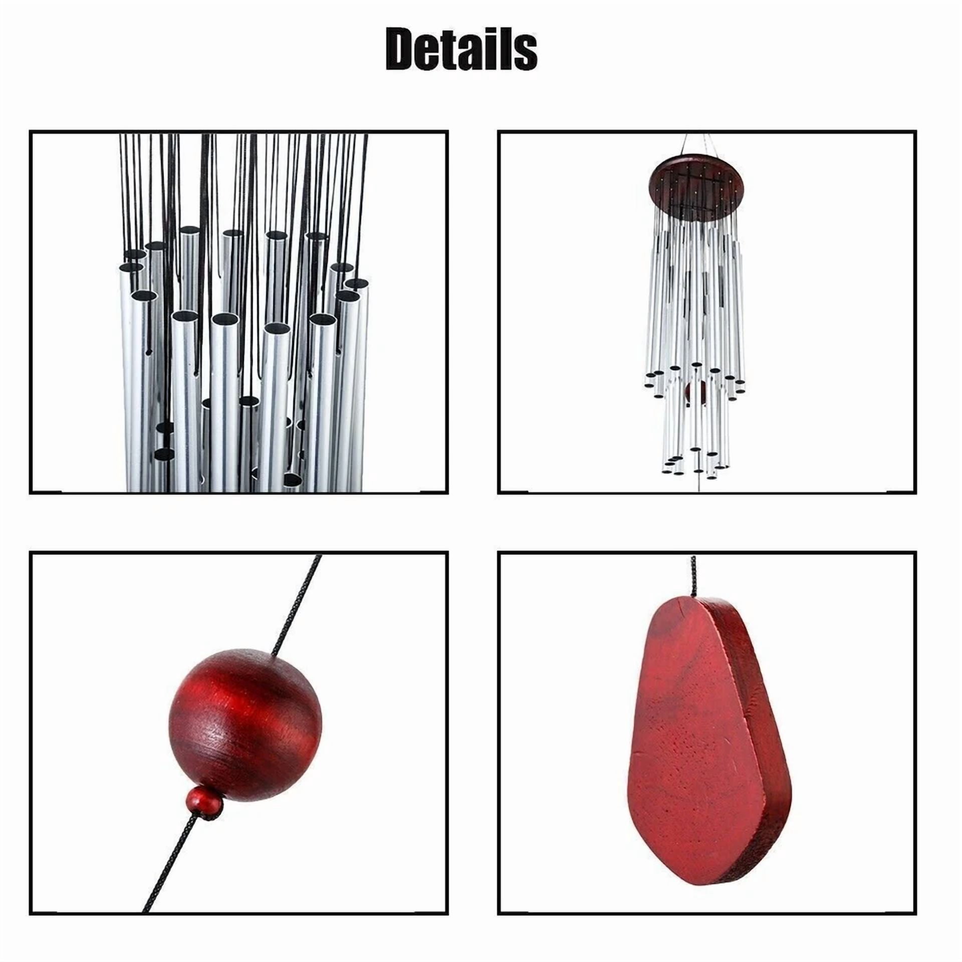 Large 27 Tubes Windchime Chapel Bells Wind Chimes Outdoor Garden Home Decor Gift