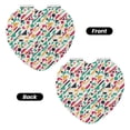 thumbnail image 2 of Kdxio Colorful Spots Pocket Mirror, 1X/2X Travel Makeup Mirror 2-Sided Folding Small Mirror Portable Double-Sided Magnifying Cosmetic Mirror for Gift-Heart Shape, 2 of 9
