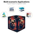 thumbnail image 2 of Xiong Fugu Foldable Cube Organizer with Handle, 10.8"x10.5"x10.6", Large Capacity Clothes Storage Containers Basket, 2 of 6